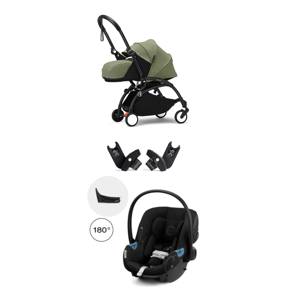 Pack YOYO³ Travel 0+ | Aton G Swivel 180º