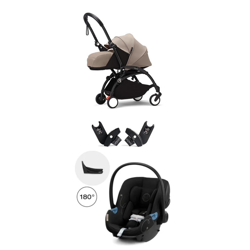 Pack YOYO³ Travel 0+ | Aton G Swivel 180º