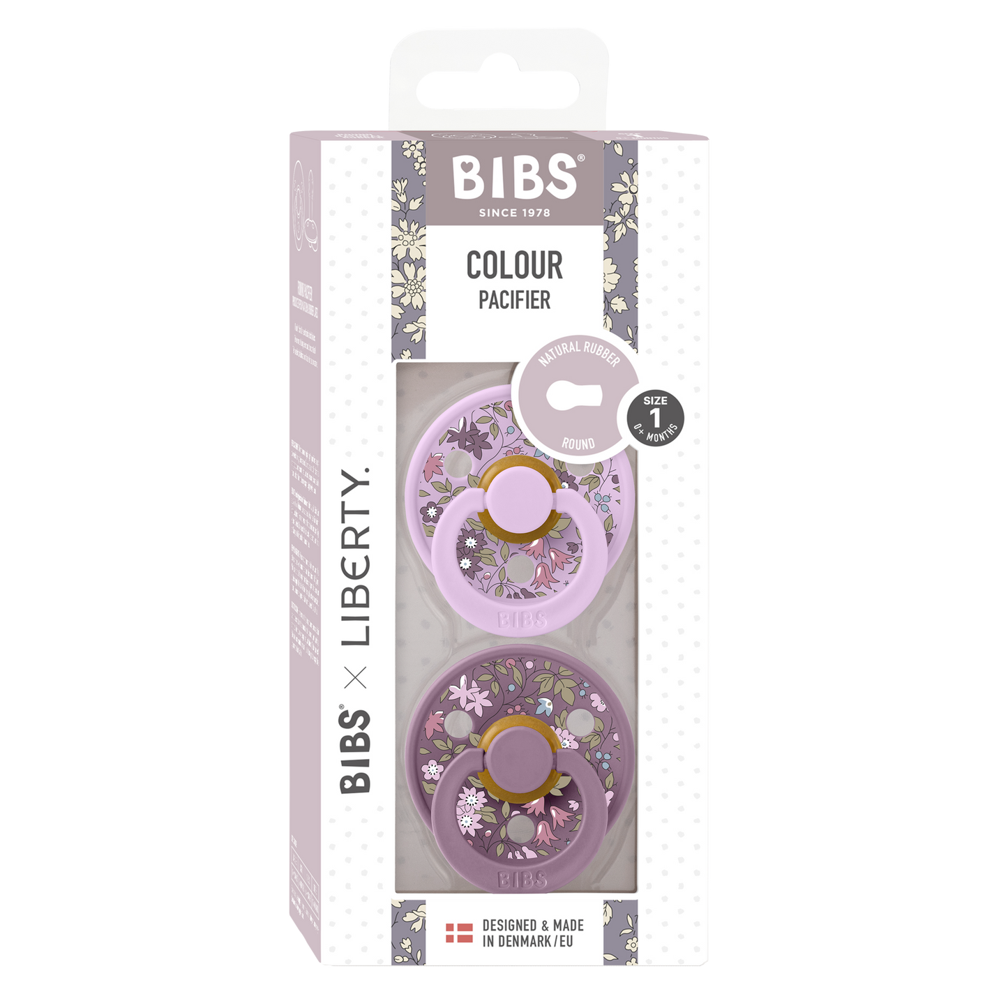 Chupete Bibs Colour Liberty x2 | Chamomile & Violet Sky
