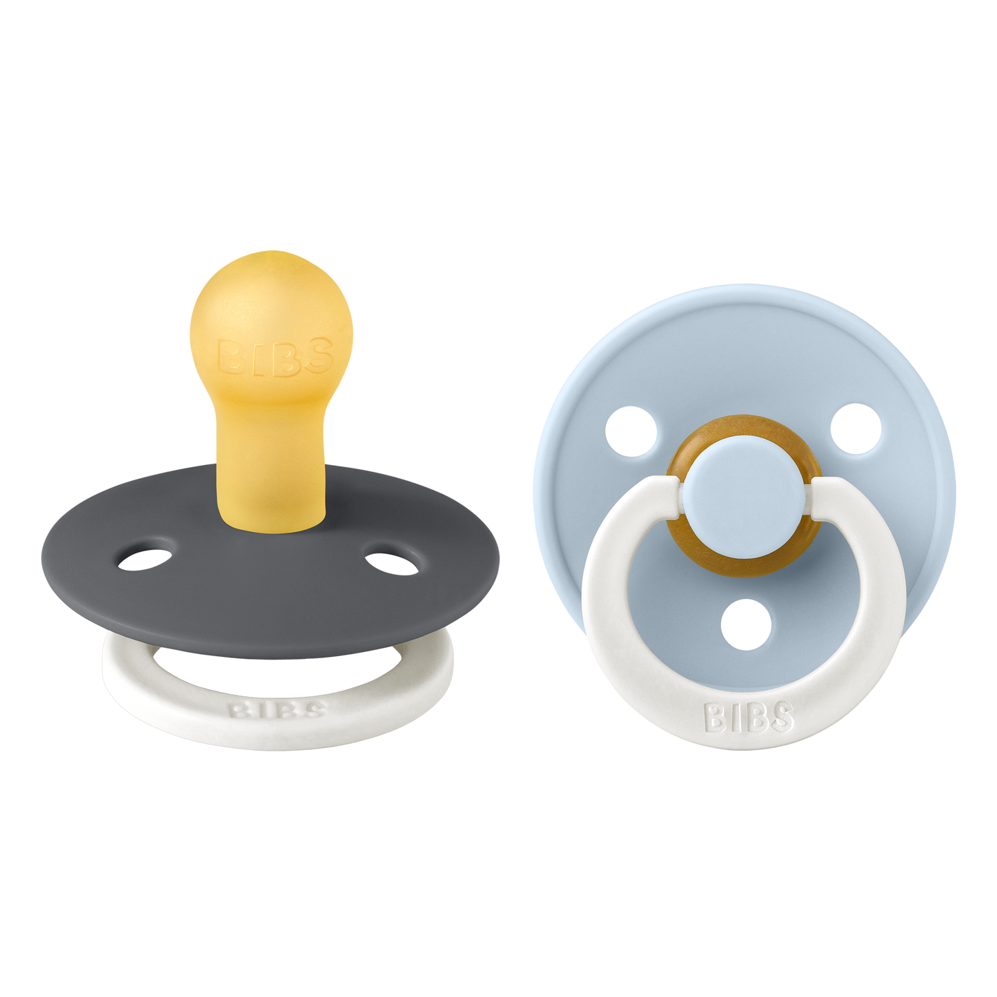 Chupete Bibs Colour x2 | Iron & Blue Glow Night