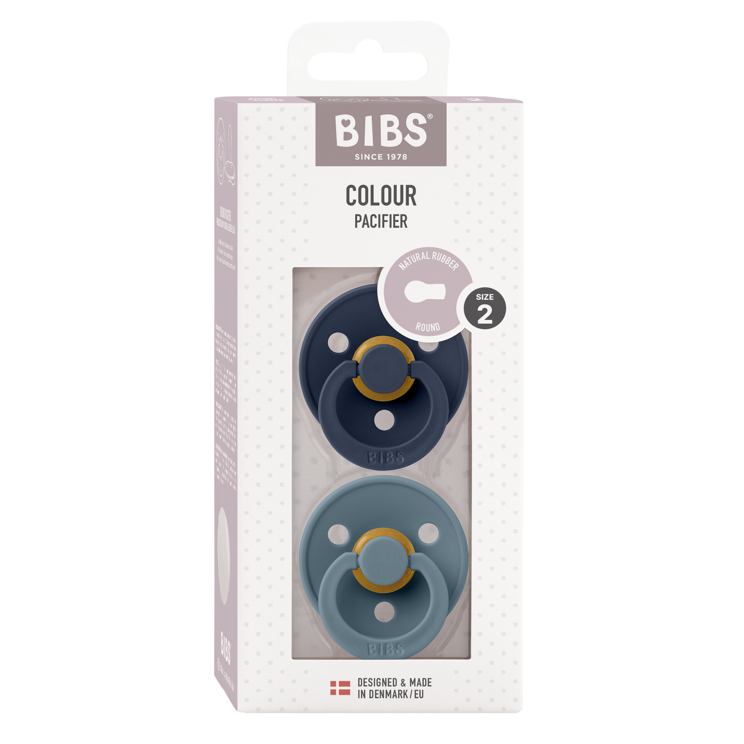 Chupete Bibs Colour x2 | Space & Petrol