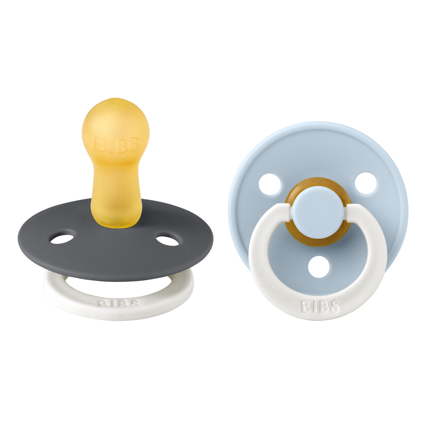 Chupete Bibs Colour x2 | Iron & Blue Glow Night