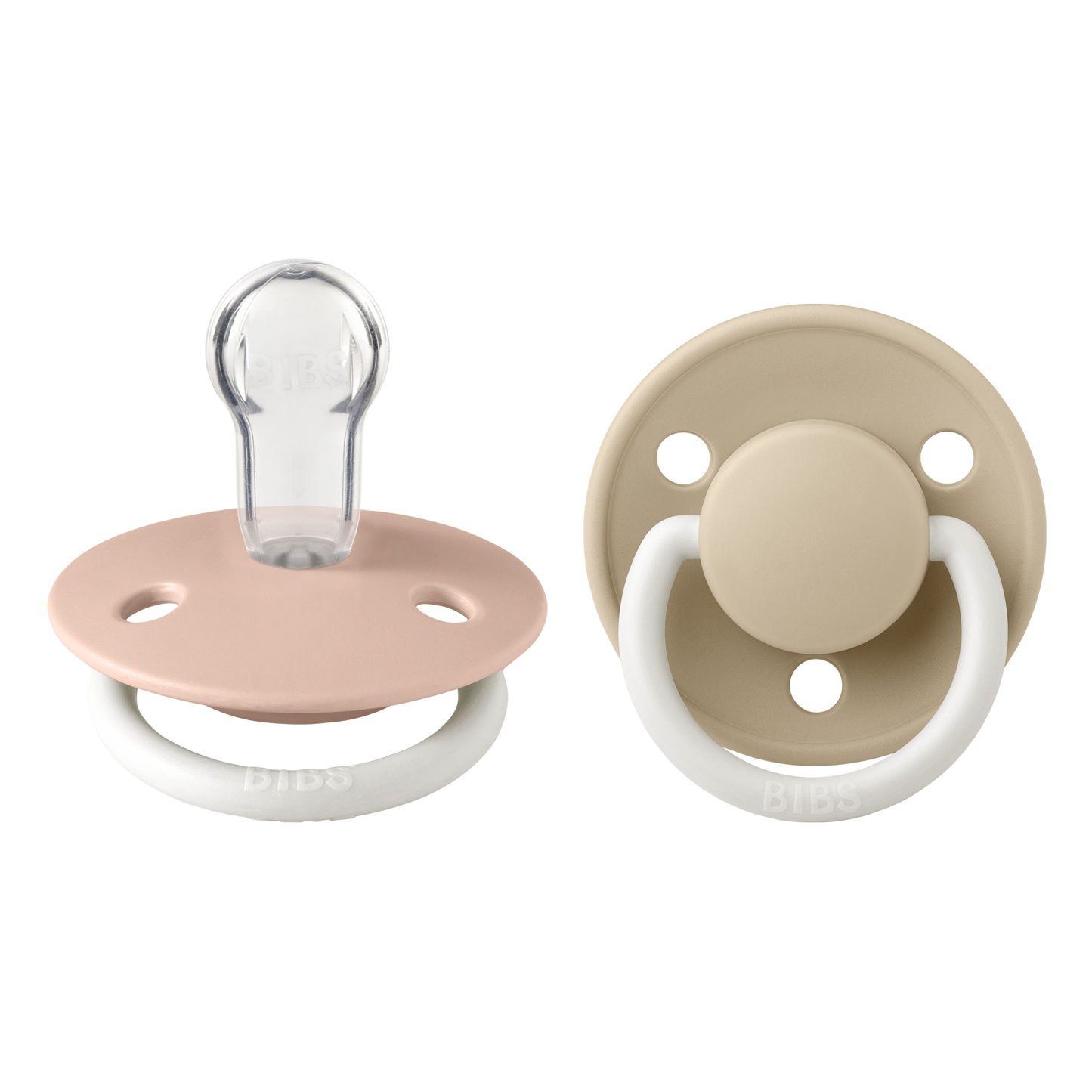 Chupete Bibs De Lux x2 | Blush & Vanilla Glow Night