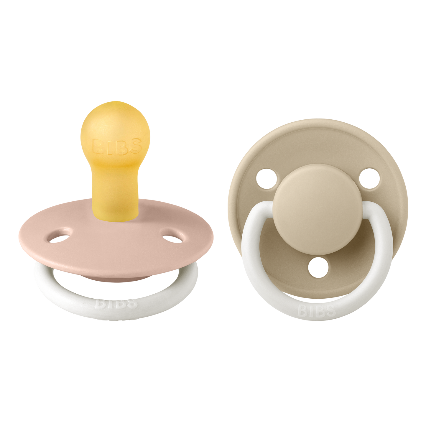 Chupete Bibs De Lux x2 | Blush & Vanilla Glow Night