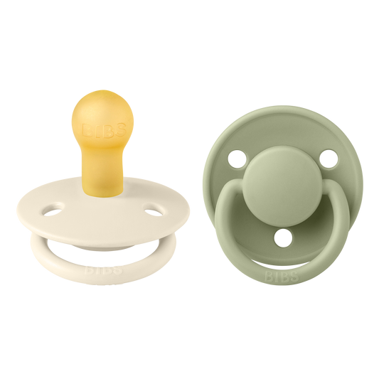 Chupete Bibs De Lux x2 | Ivory & Sage