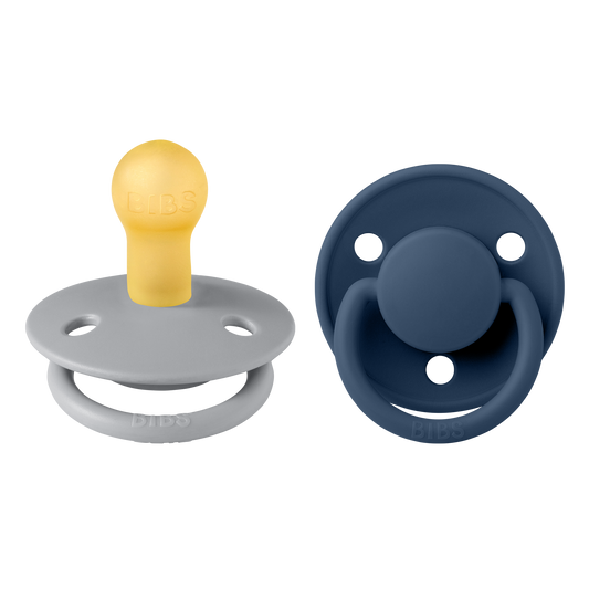 Chupete Bibs De Lux x2 | Cloud & Steel Blue