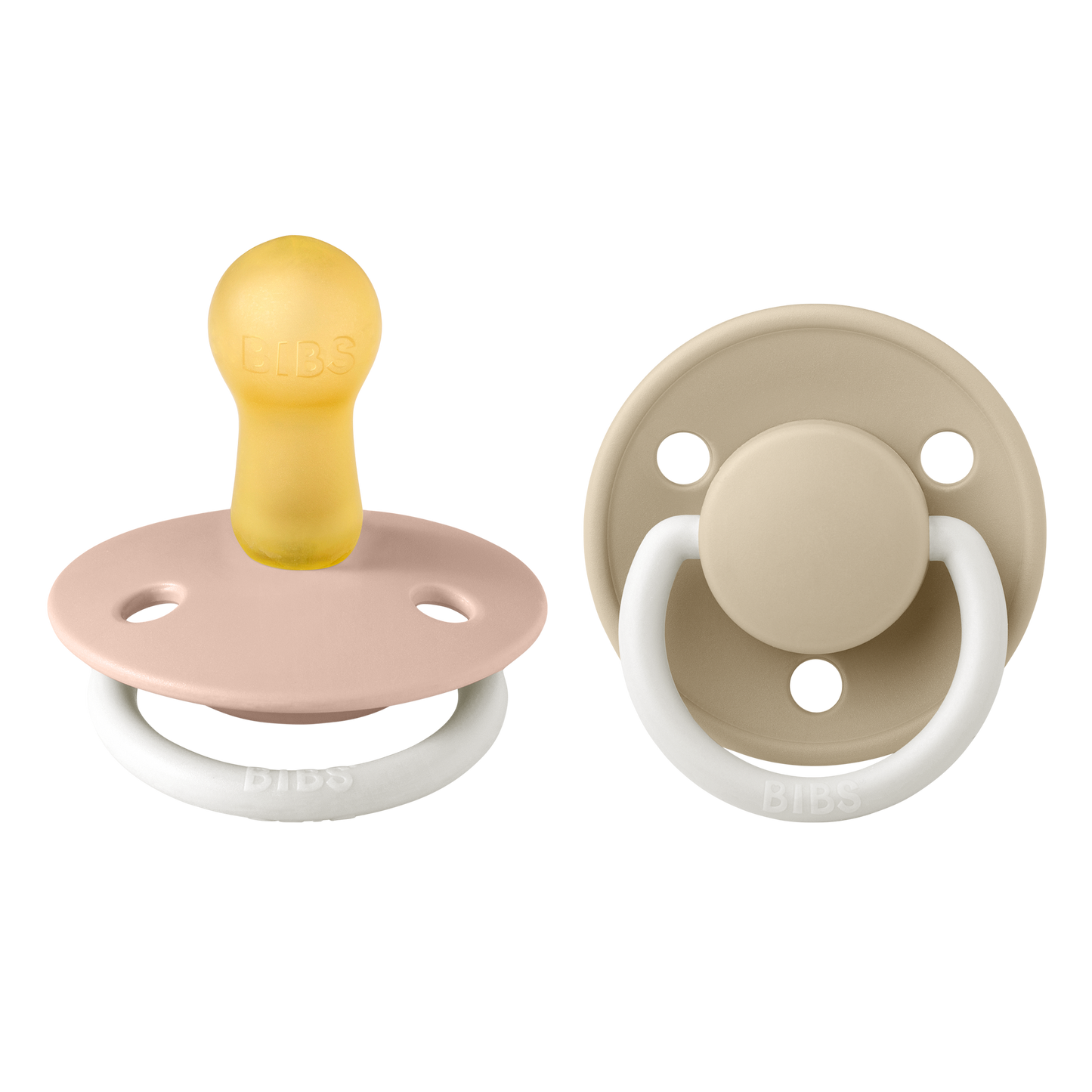 Chupete Bibs De Lux x2 | Blush & Vanilla Glow Night