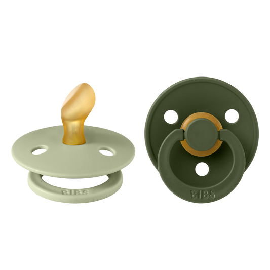 Chupete Bibs Colour x2 | Sage & Hunter Green