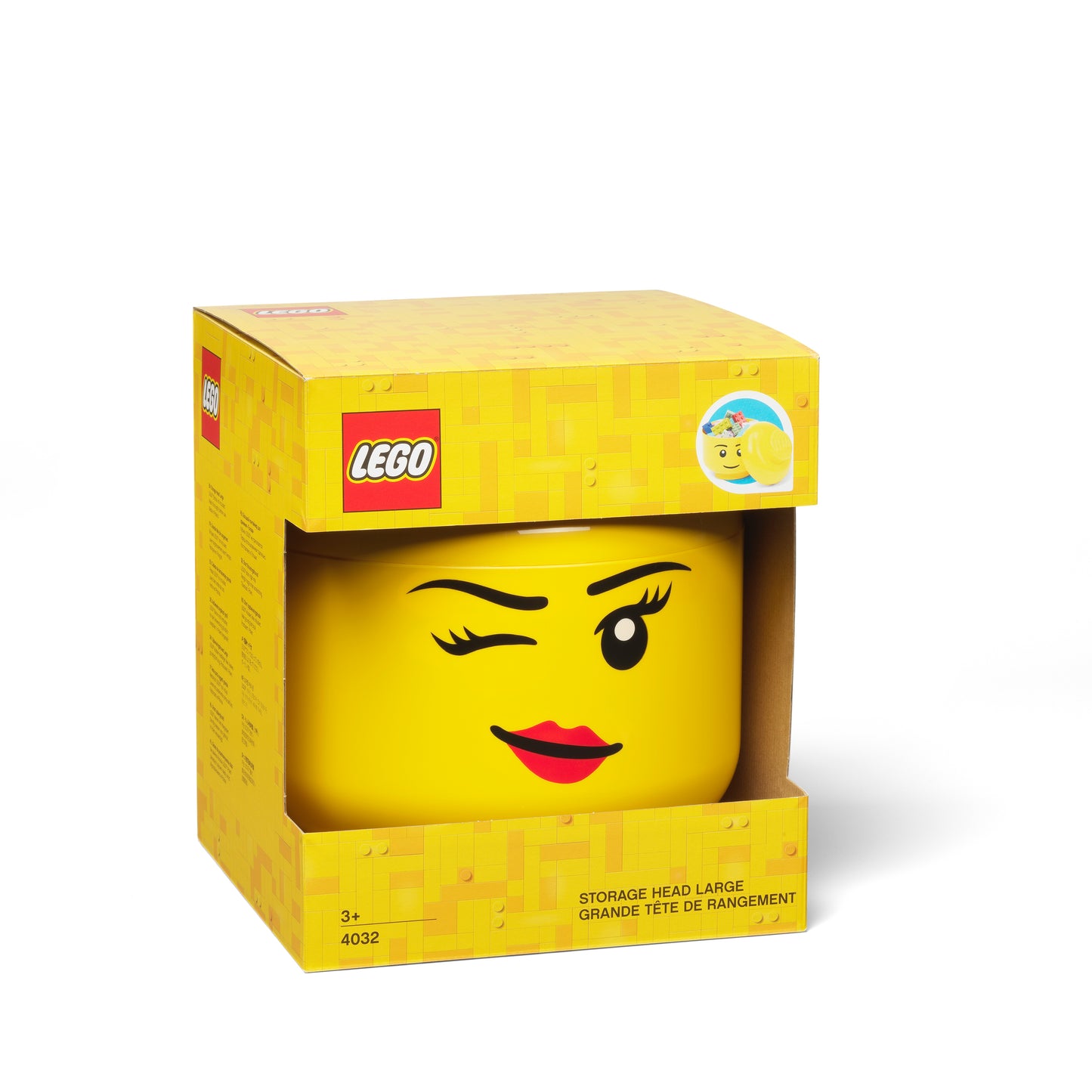 Contenedor Lego Cara Winking