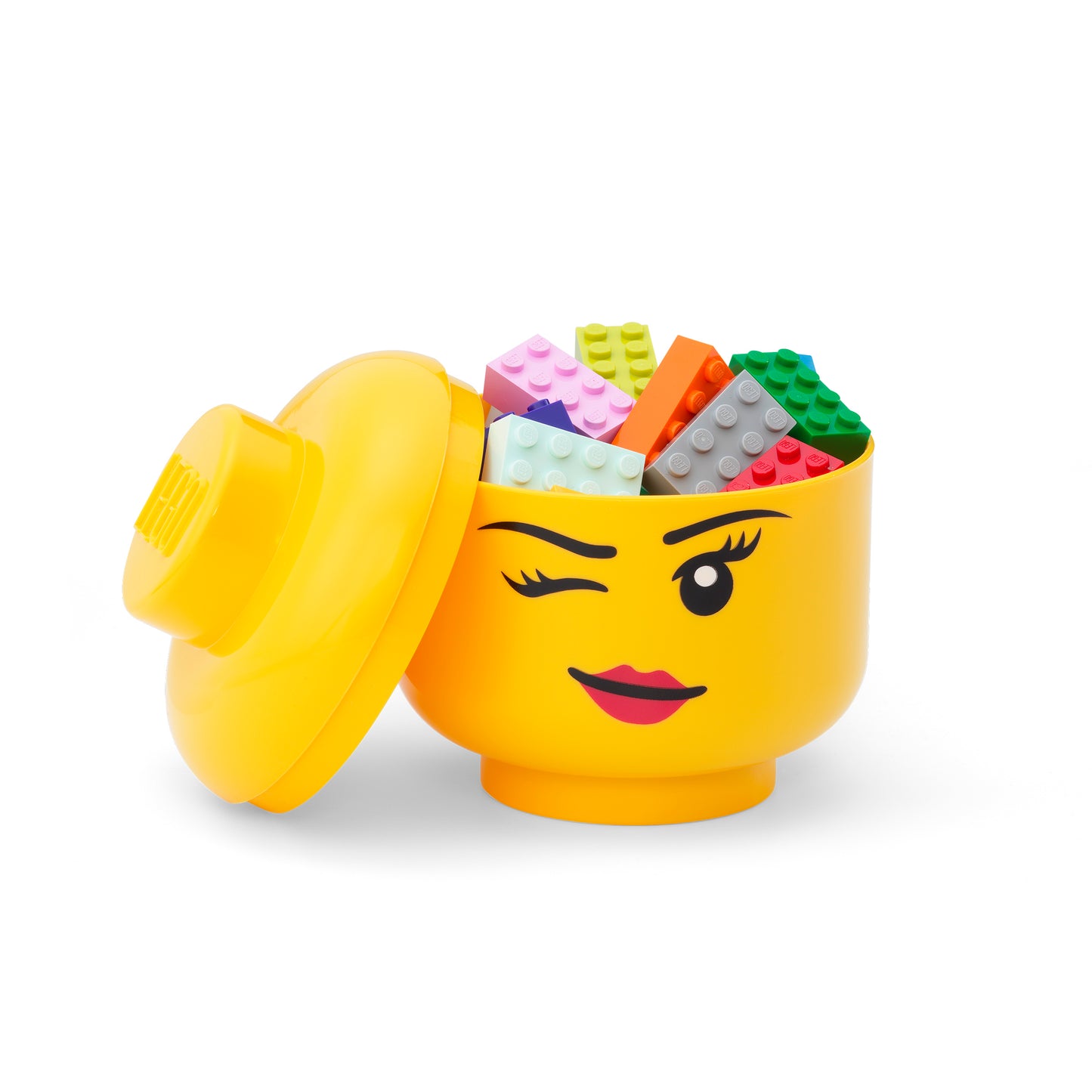 Contenedor Lego Cara Winking