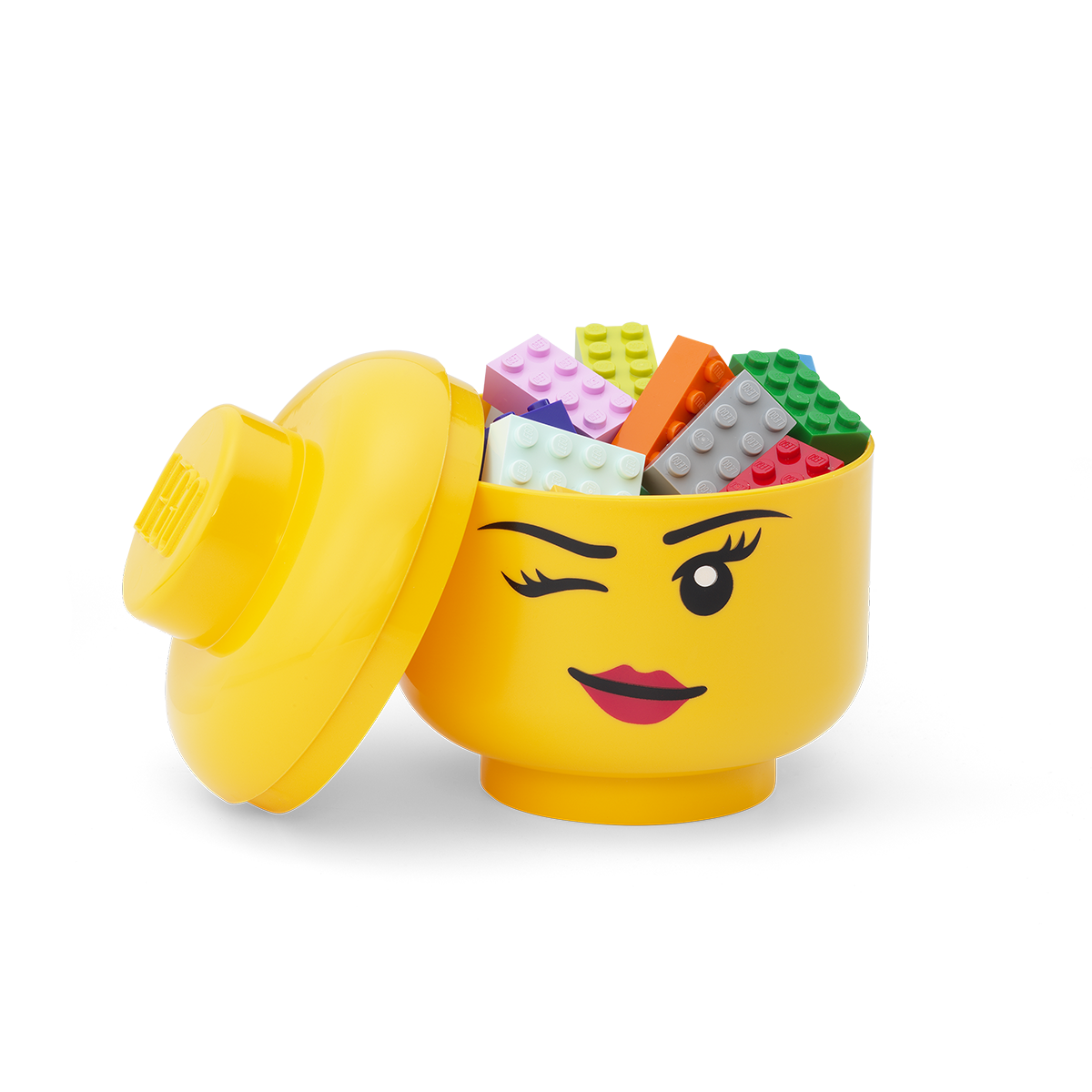 Contenedor Lego Cara Winking