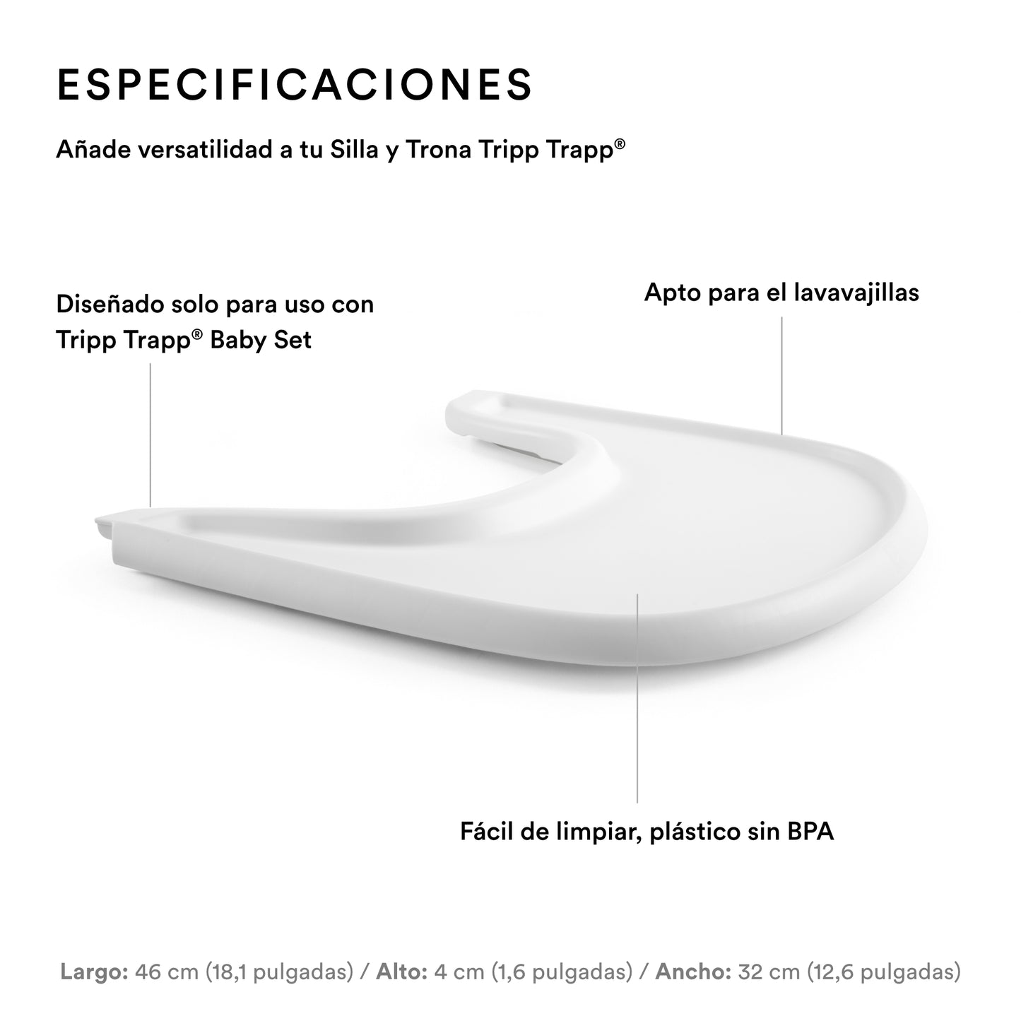 Bandeja para Silla Tripp Trapp