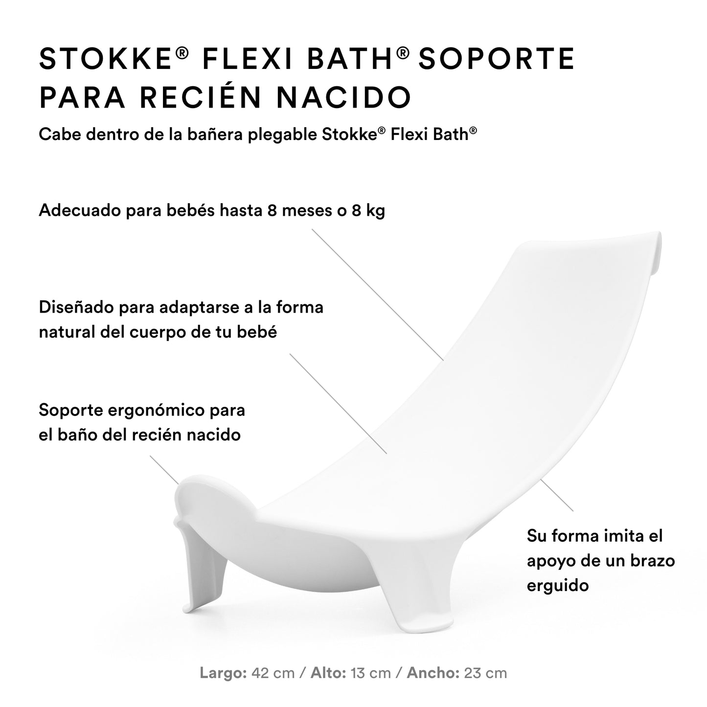 Soporte Recién Nacido para Tina Flexibath Stokke