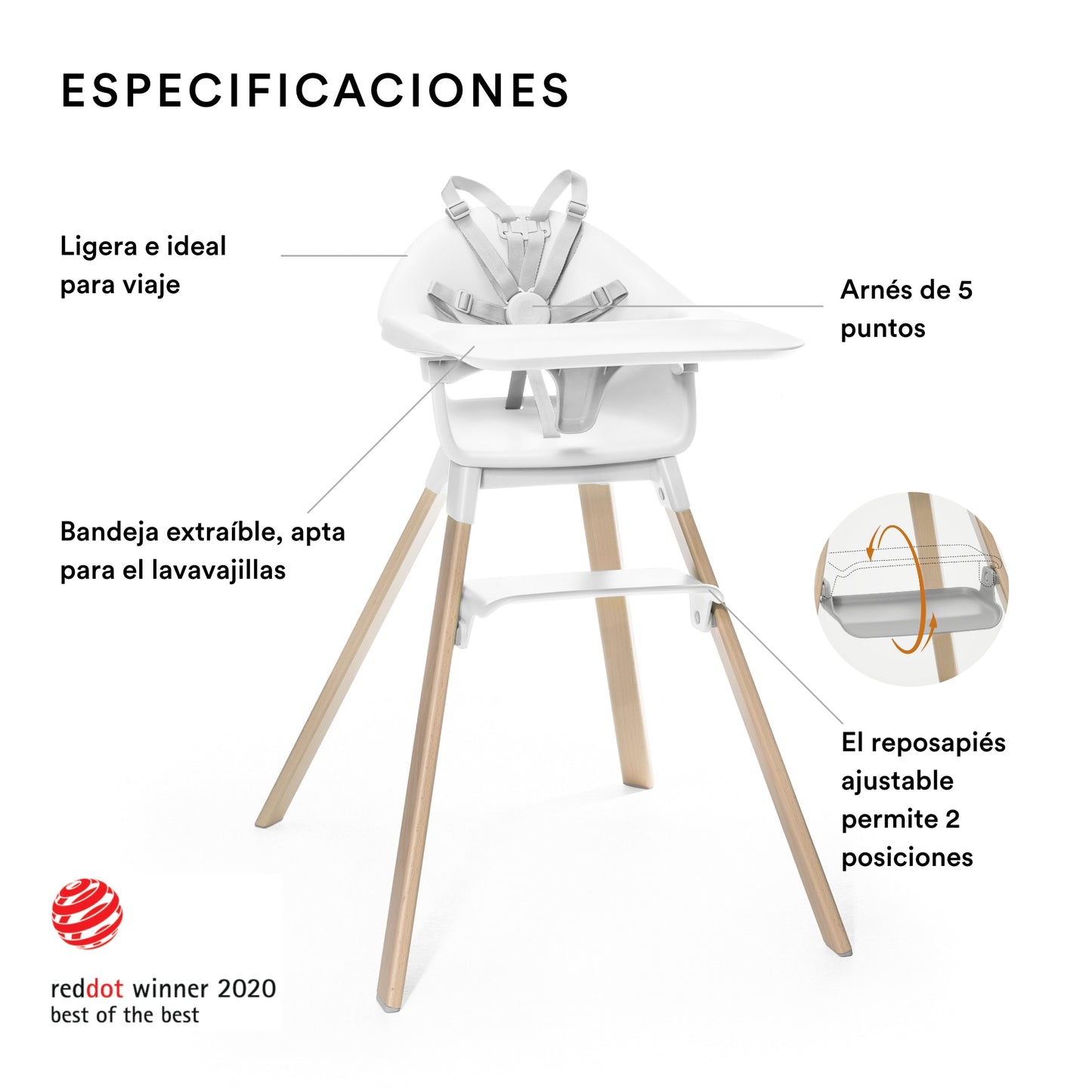Pack Silla Stokke® Clikk™ Full