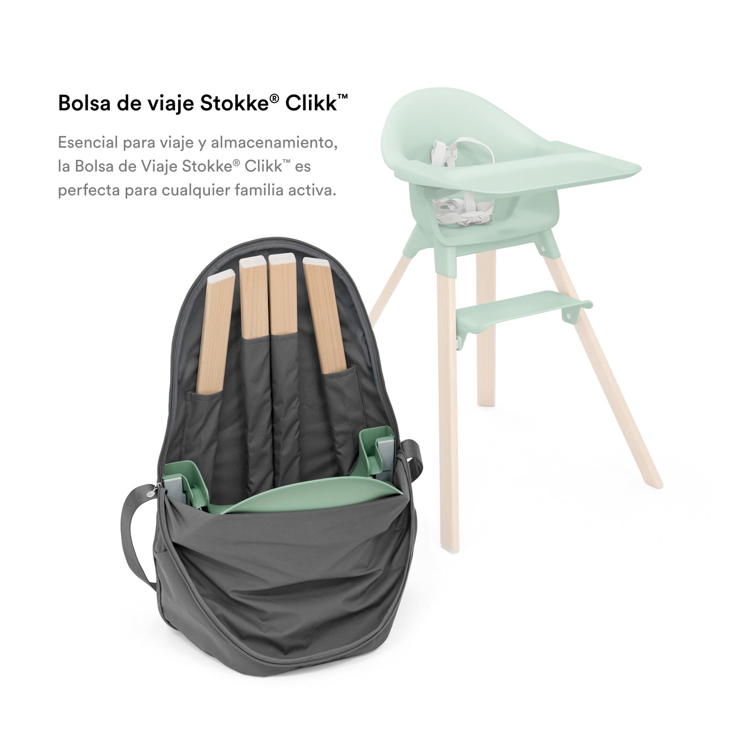 Pack Silla Stokke® Clikk™ + Bolsa de viaje