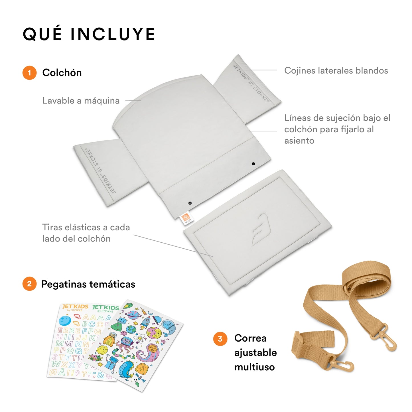 Maleta Jetkids de Stokke White Full Moon