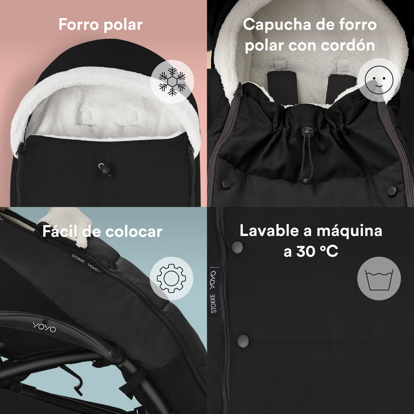 Cubre piernas para Coche compacto Stokke® YOYO³