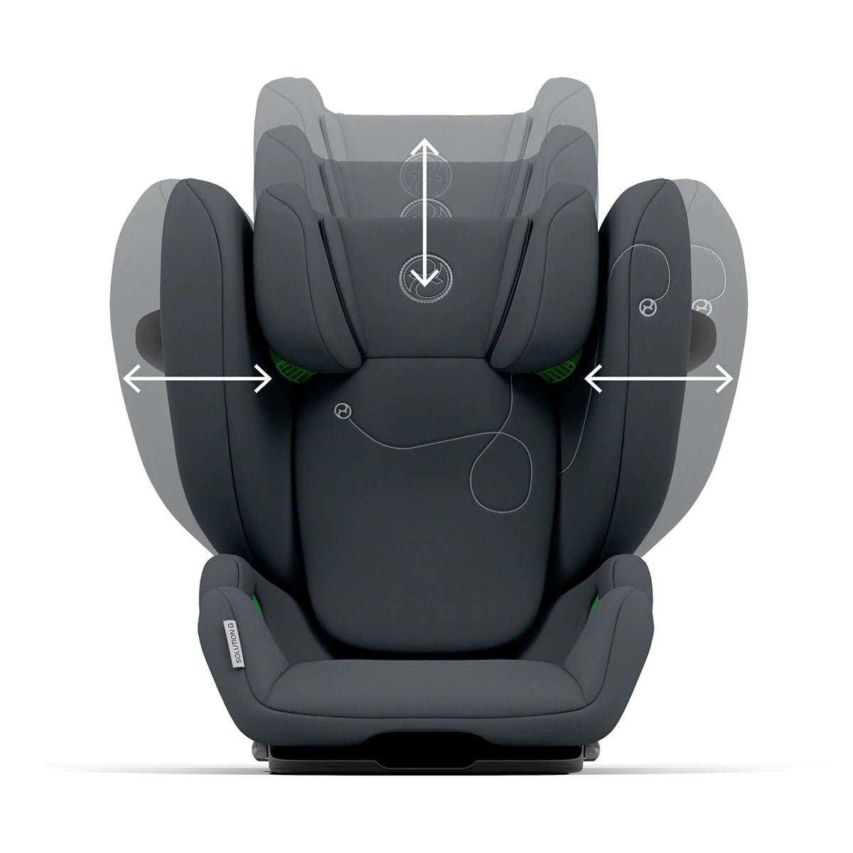 Silla de Auto Butaca Solution G-fix | Graphite Black