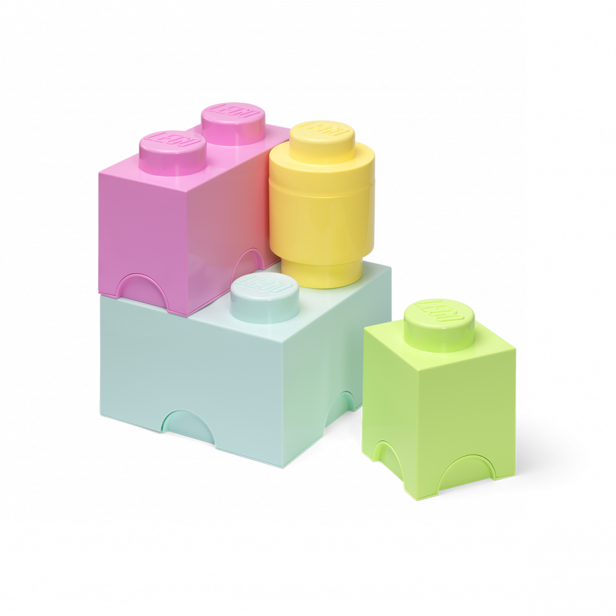 Pack 4 Contenedores Lego Brick
