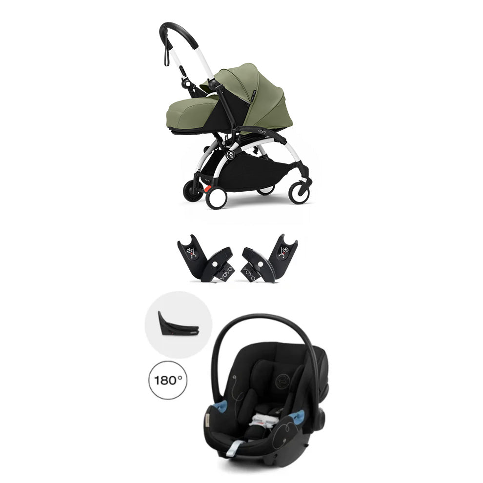 Pack YOYO³ Travel 0+ | Aton G Swivel 180º