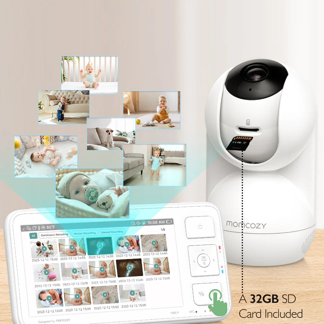 Monitor de bebé Momcozy BM03 1080p Full HD 5.5"