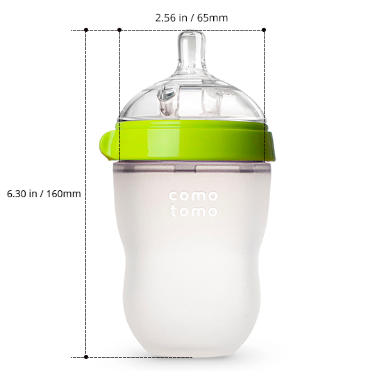 Pack Evolutivo Mamaderas Comotomo 150 ml + 250 ml