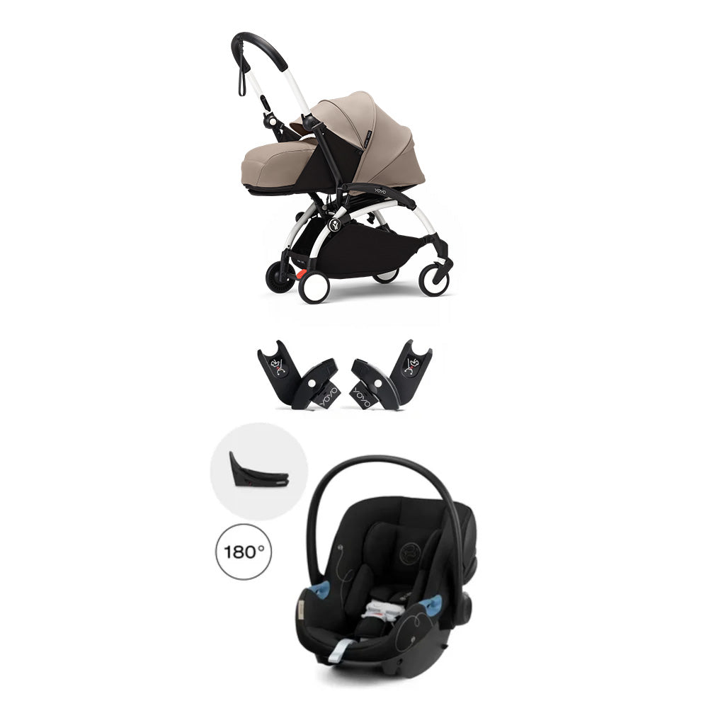 Pack YOYO³ Travel 0+ | Aton G Swivel 180º