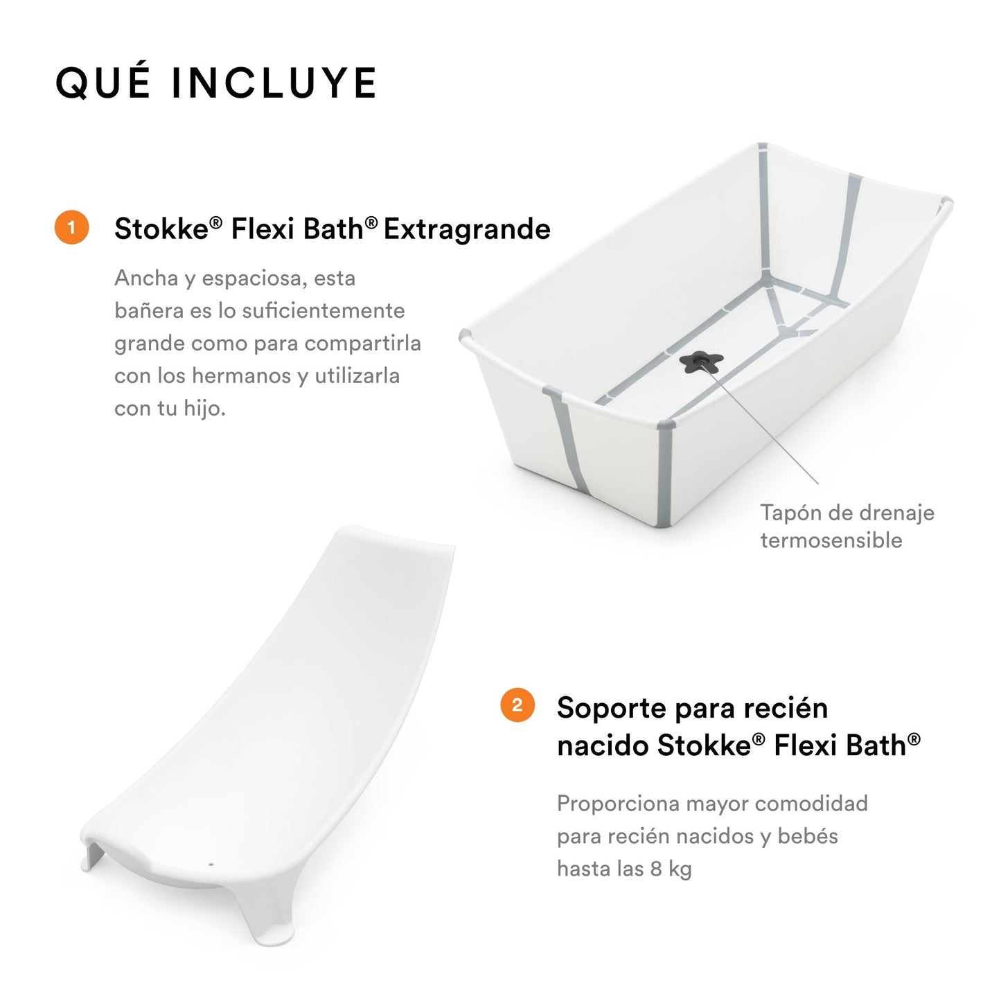 Pack Tina Flexi Bath XL + Soporte RN