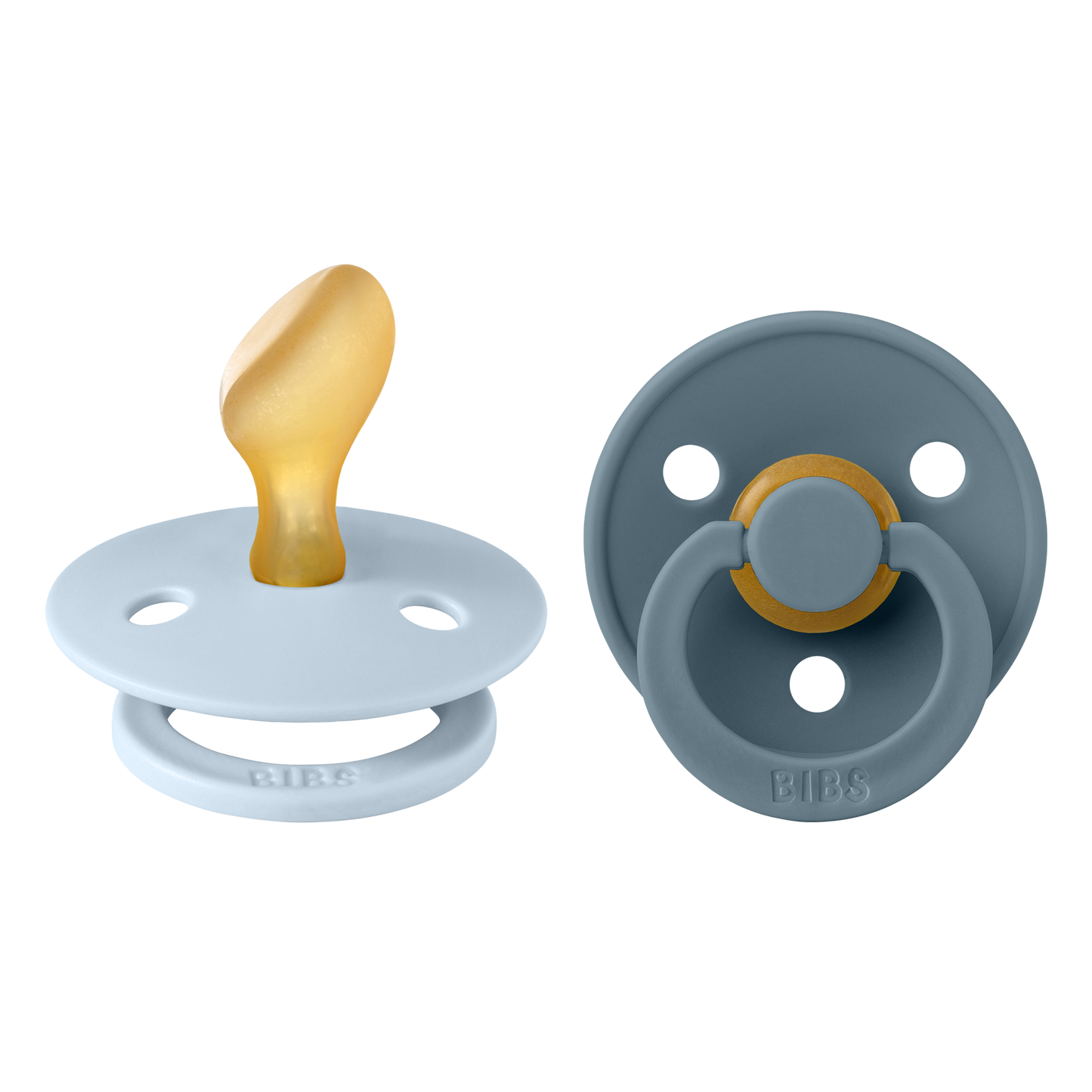 Chupete Bibs Colour x2 | Baby Blue & Petrol