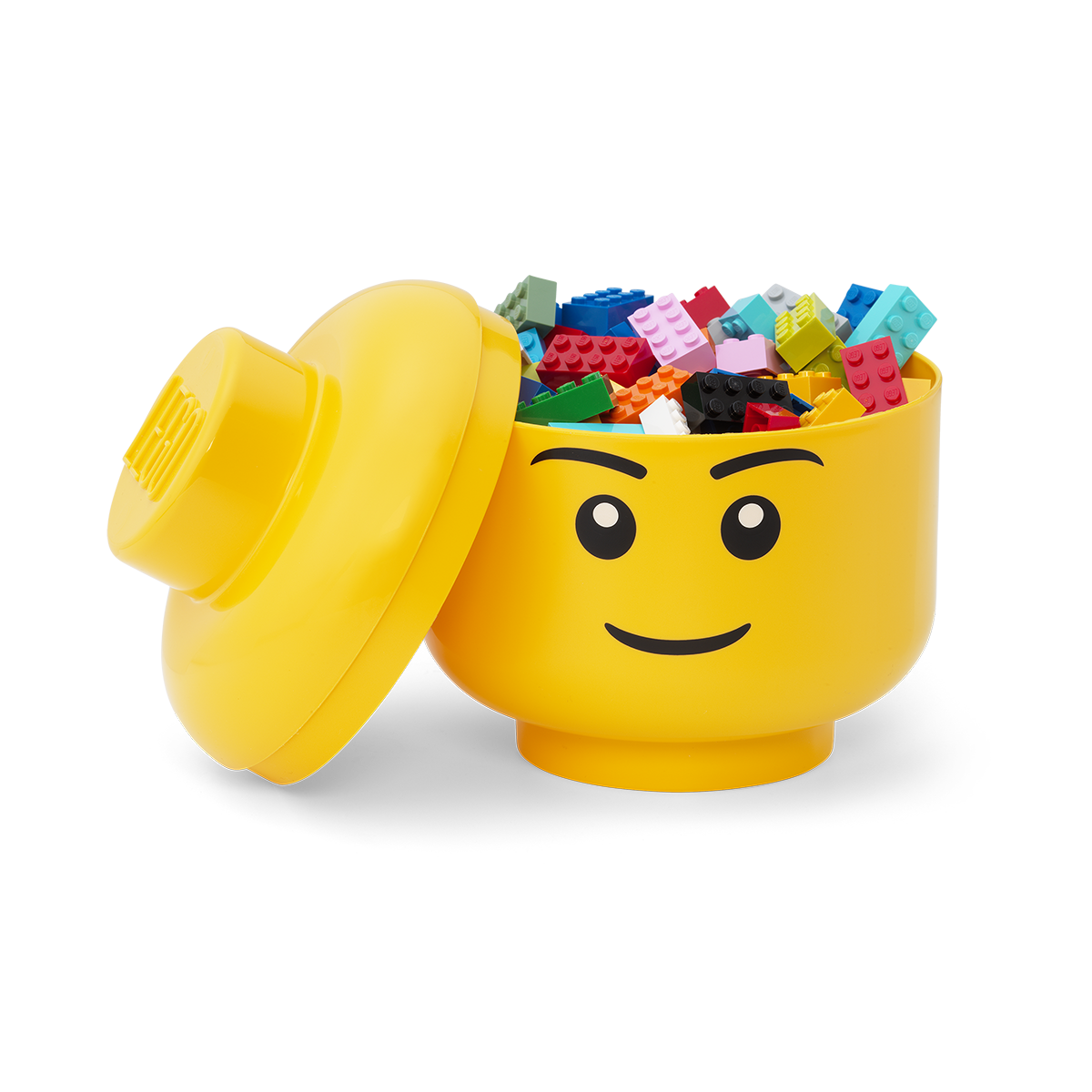 Contenedor Lego Cara Boy