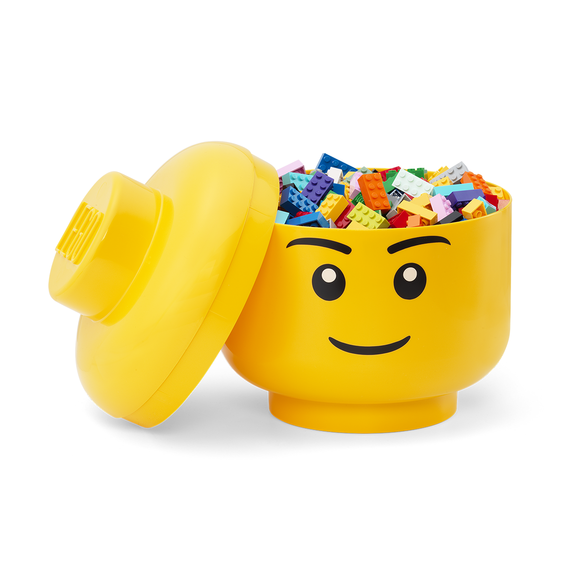 Contenedor Lego Cara Boy