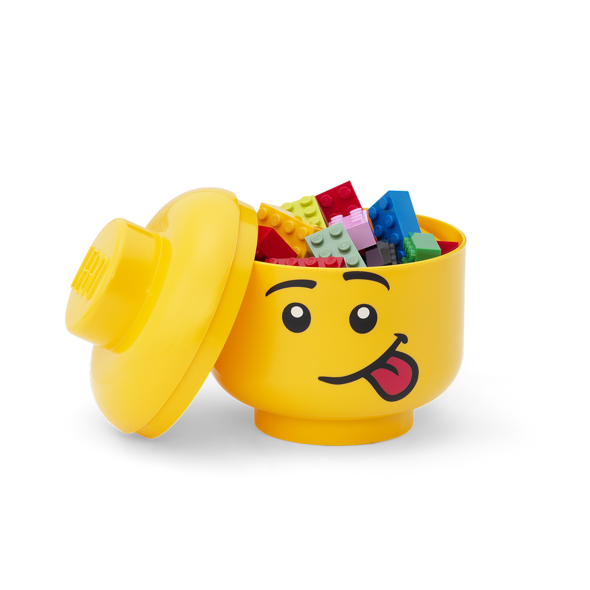 Contenedor Lego Cara Silly
