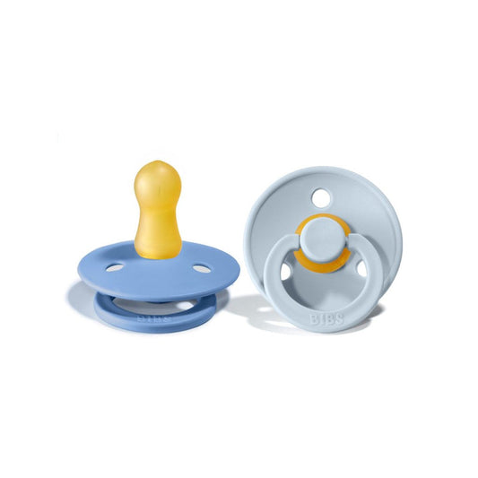 (DC) Chupete Colour x2 | 0-6 meses | Sky Blue & Baby Blue