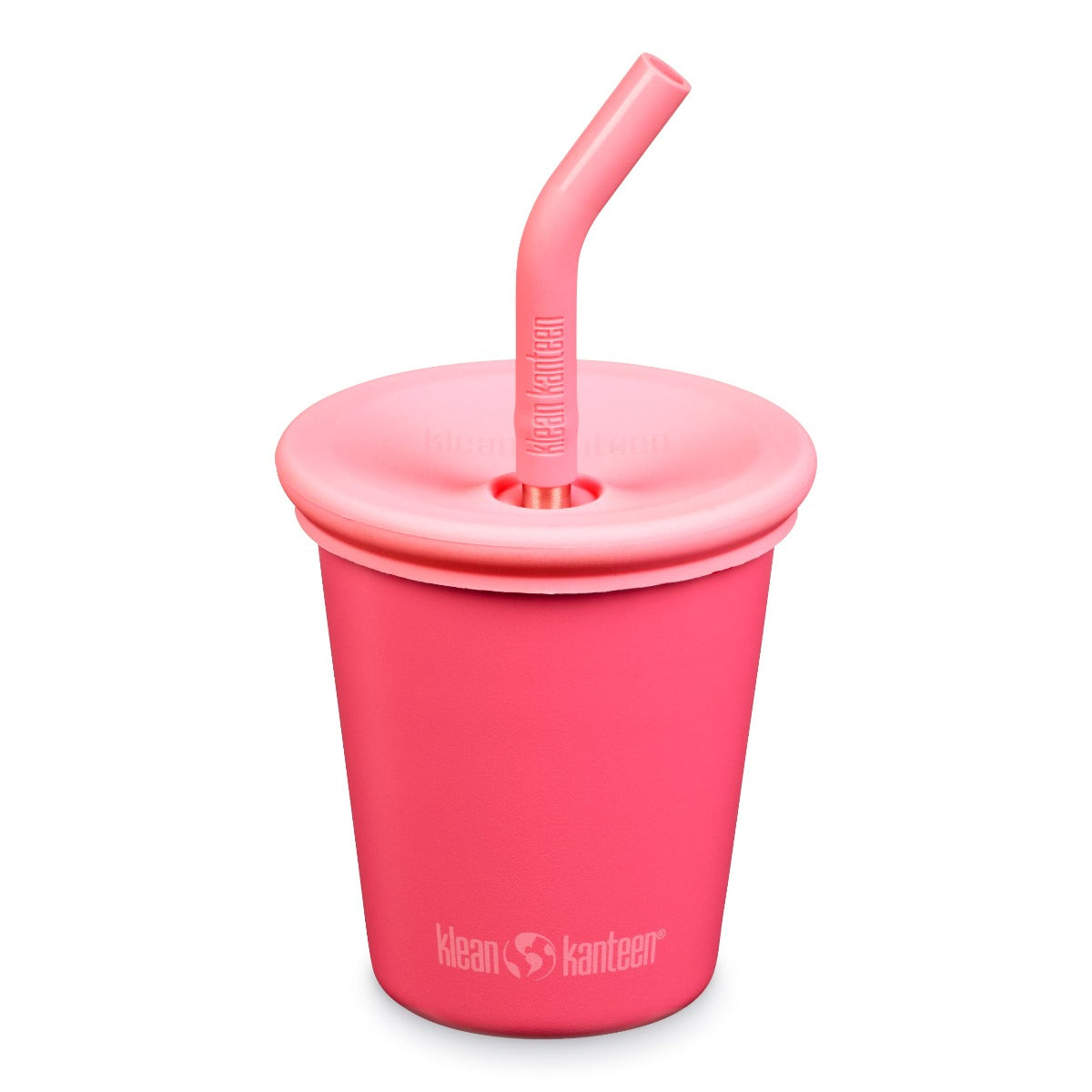 Vaso con bombilla Kid cup | Rouge red