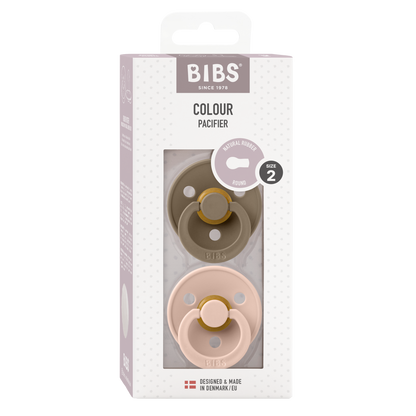 Chupete Bibs Colour x2 | Dark Oak & Blush