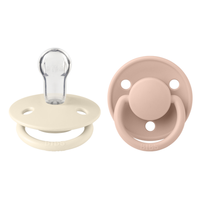 Chupete Bibs De Lux x2 | Ivory & Blush