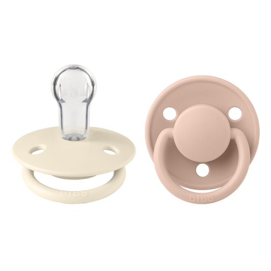 Chupete Bibs De Lux x2 | Ivory & Blush