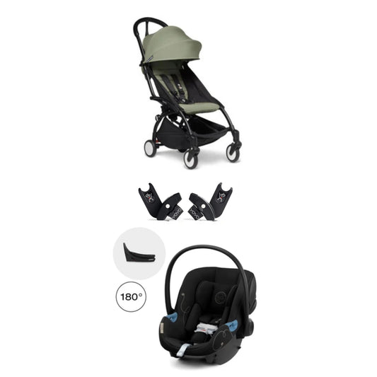 YOYO² Pack Travel System 6+ con Silla de Auto Aton G Swivel 180º