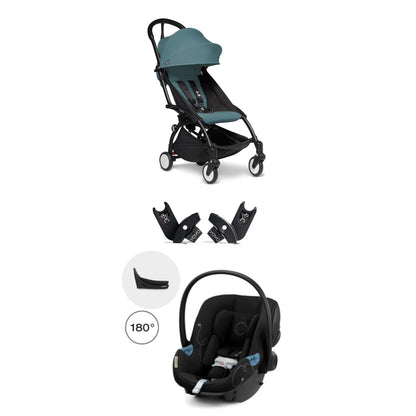 Coche compacto YOYO² Pack Travel System 6+ con Silla de Auto Aton G Swivel 180º