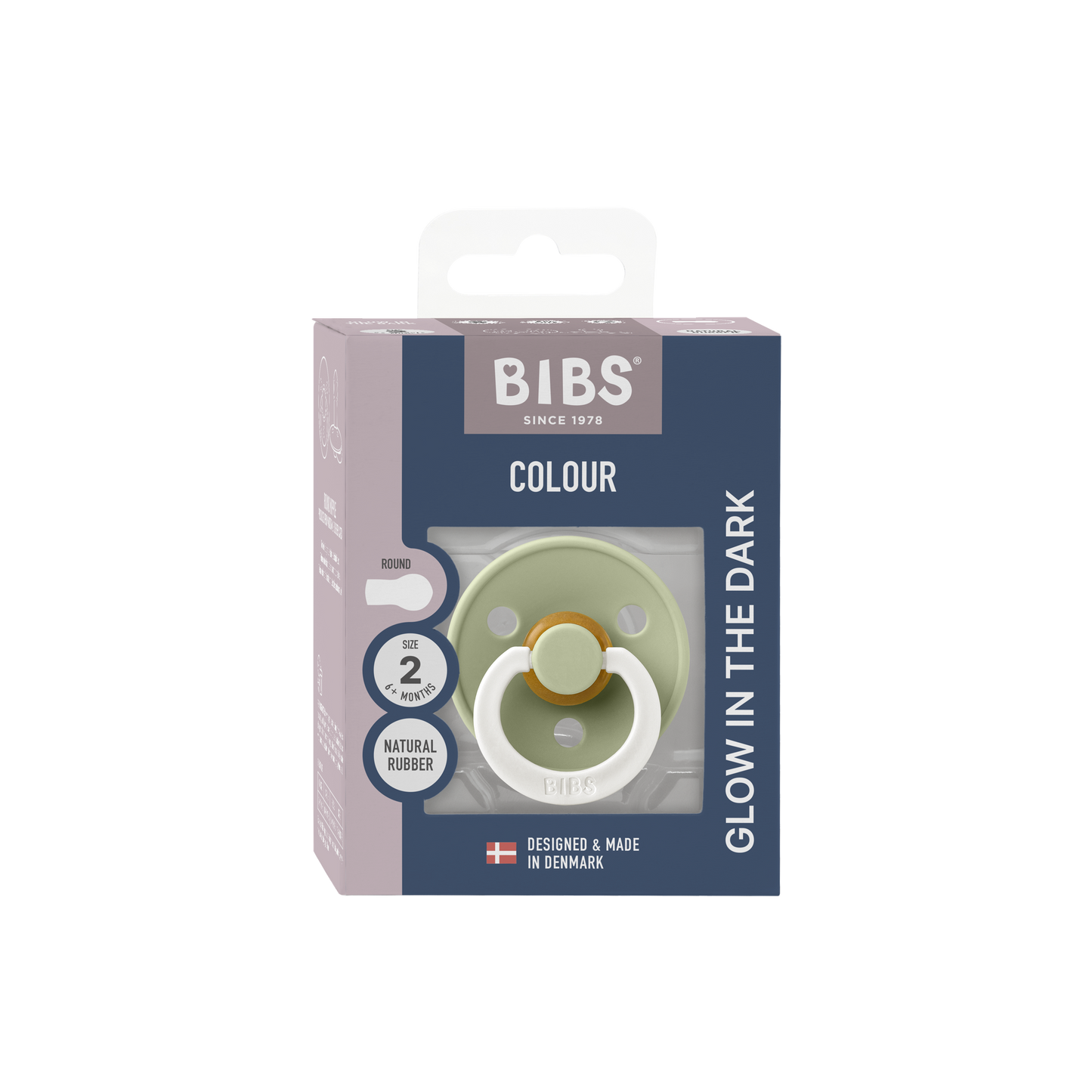 Chupete Bibs Colour x1 | Sage Glow Night