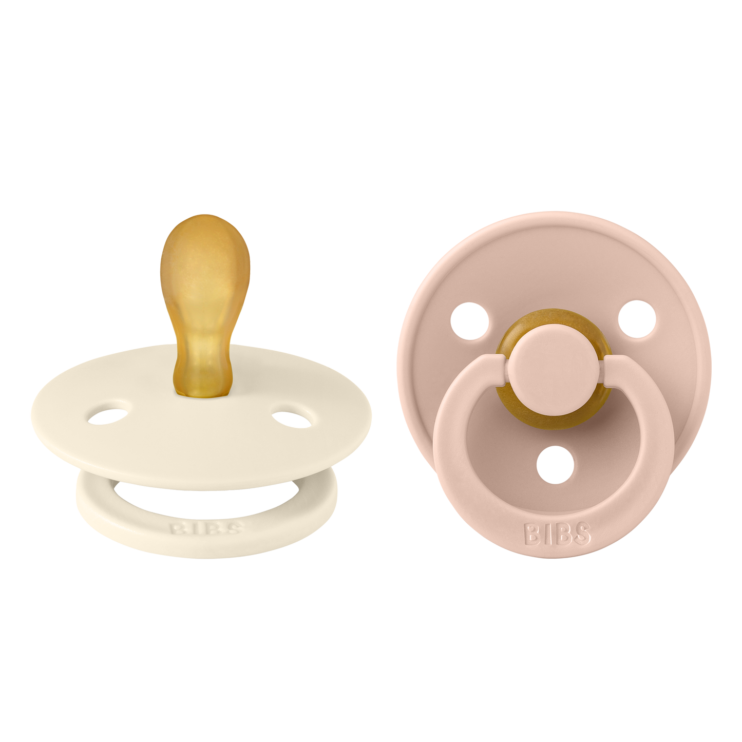 Chupete Bibs Colour x2 | Ivory & Blush