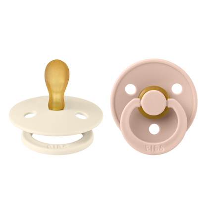 Chupete Bibs Colour x2 | Ivory & Blush