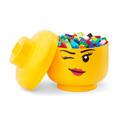 Contenedor Lego Cara Winking