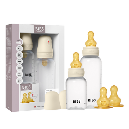 Pack Crece: Mamadera Bibs Ivory 150 ml + 270 ml