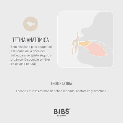 Chupete Bibs Colour x2 | Ivory & Blush