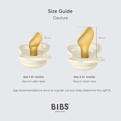 Chupete Bibs Colour x2 | Ivory & Blush