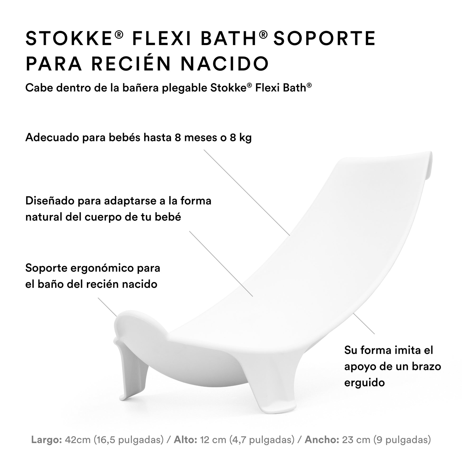 Stokke - Soporte ® recién nacido para Bañera Flexi Bath 