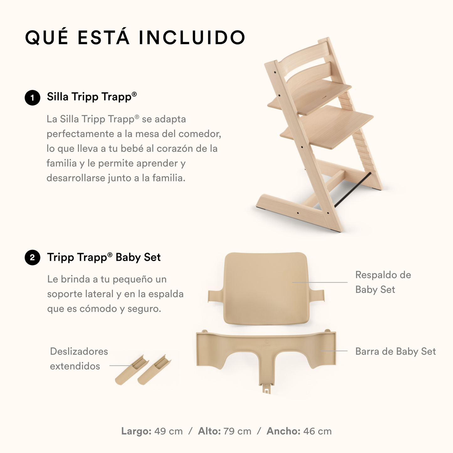 Pack Silla Stokke Tripp Trapp® | BASIC²