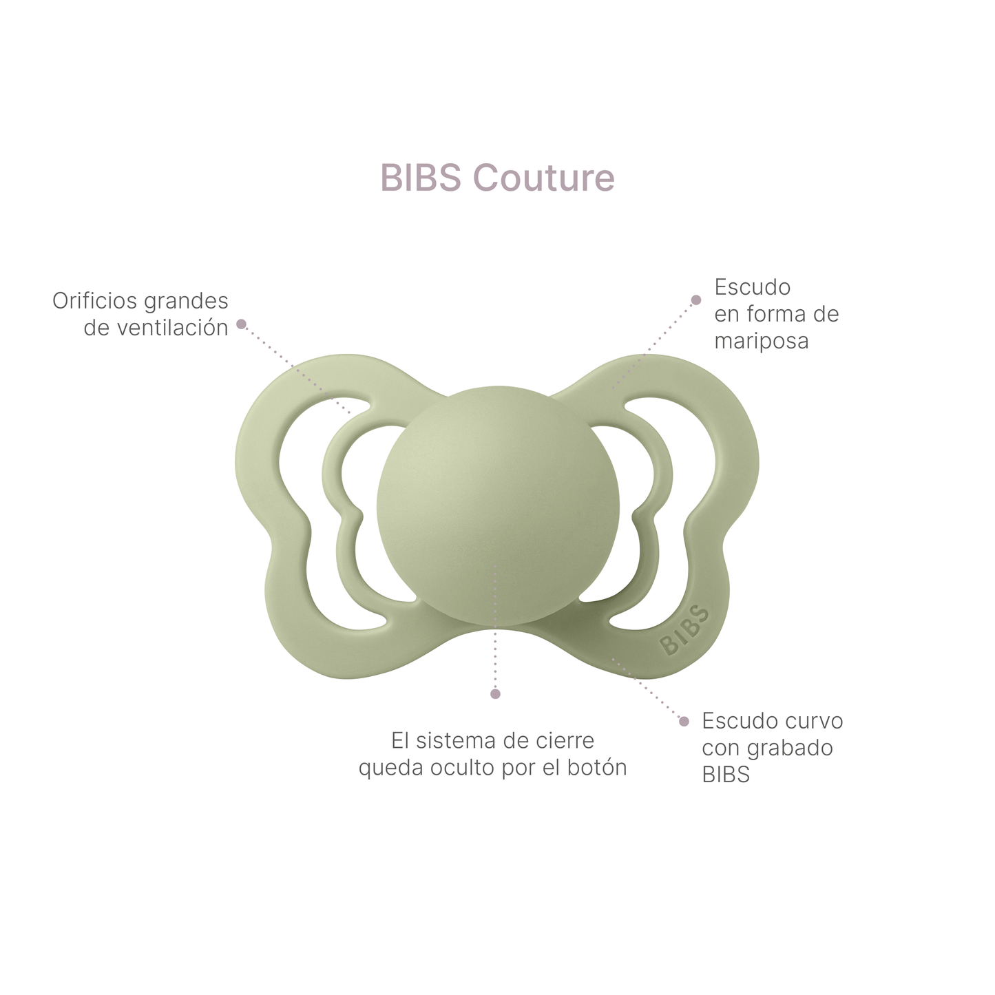 Chupete Bibs Couture x2 | Blush & Vanilla Glow Night