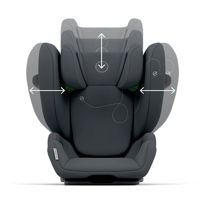 (PE) Silla de Auto Butaca Solution G-FIX Graphite Black